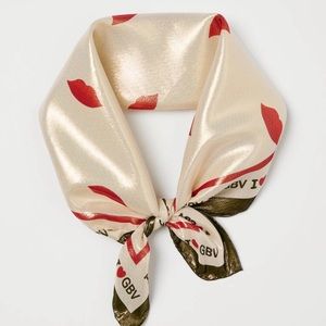Giambattista valli silk Lame scarf